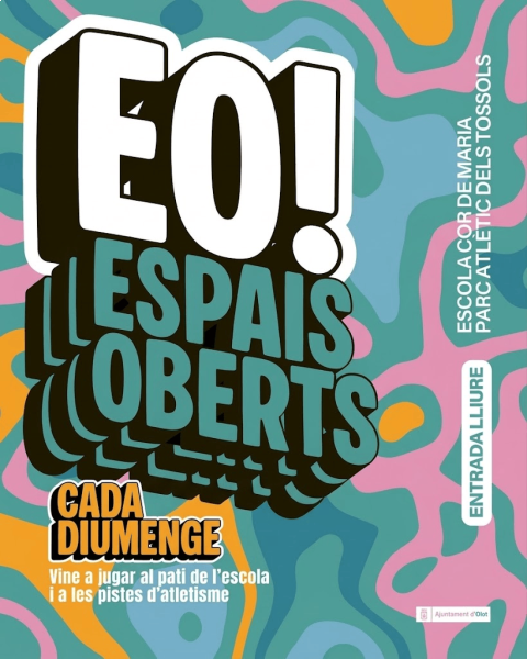 Cartell espais oberts 2026